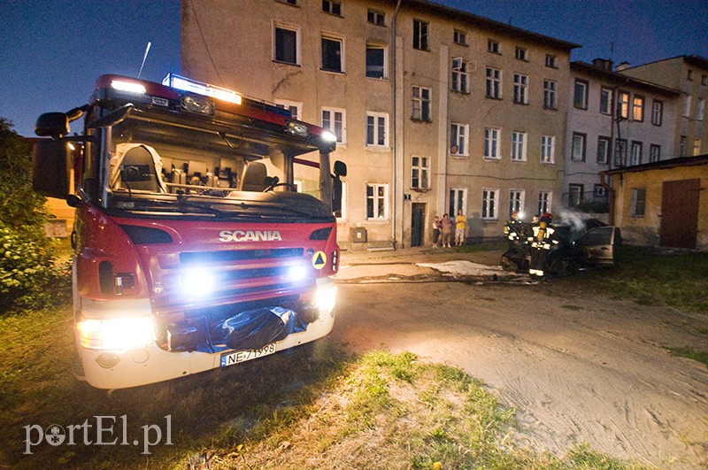  Spłonął samochód przy ul. Górnośląskiej