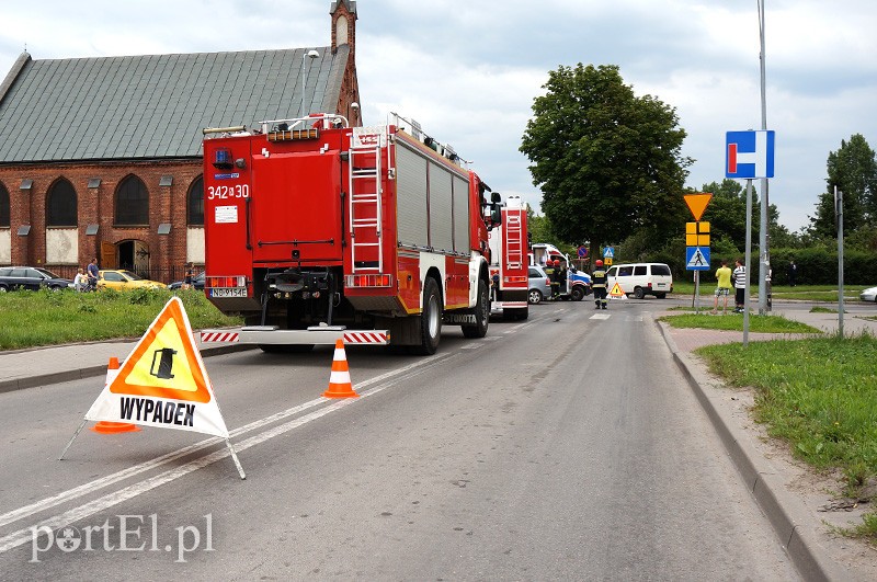 Zderzenie skutera z autem