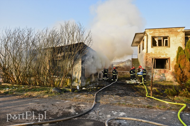 Pożar pustostanu przy ul. Druskiej