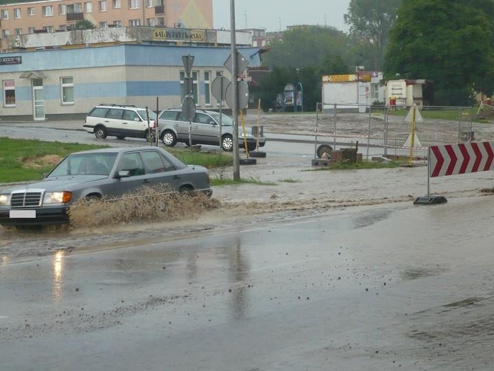 Ulewa nad Elblągiem (1)