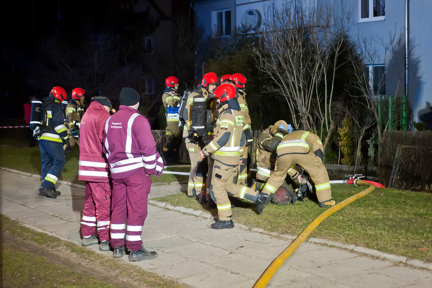 Pożar mieszkania przy al. Grunwaldzkiej