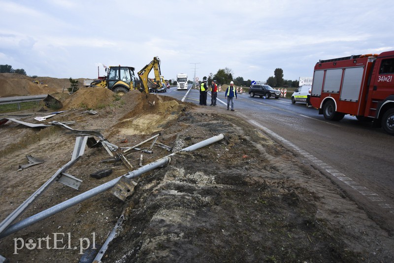 Tir zablokował ruch na siódemce