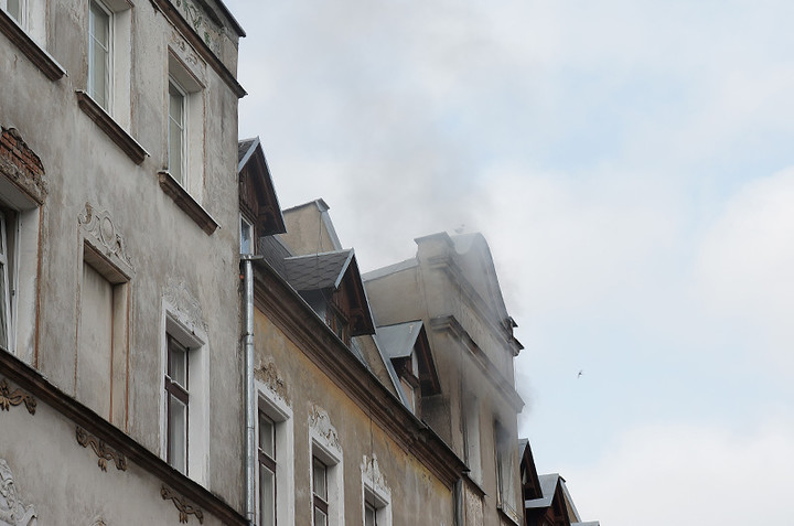 Pożar na Ogrodowej