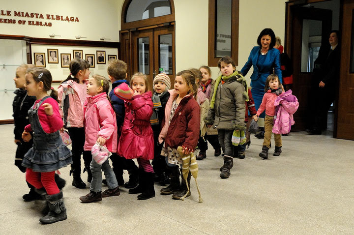 Przedszkolaki w ratuszu