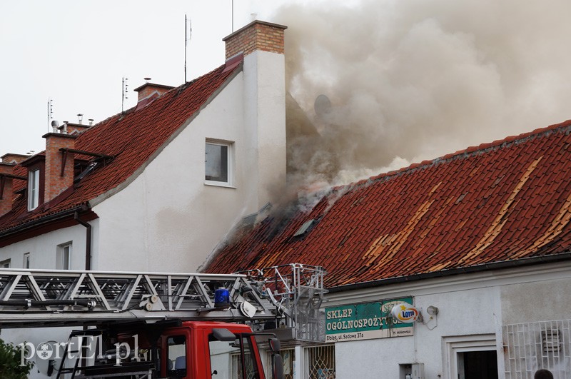Pożar przy Sadowej