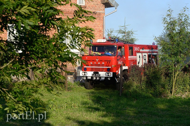 Pożar w Karczowiskach Górnych