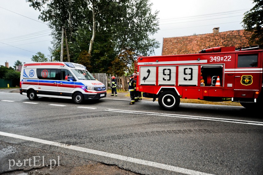 Dachowanie i kolizja w Nowym Dworze Elbląskim