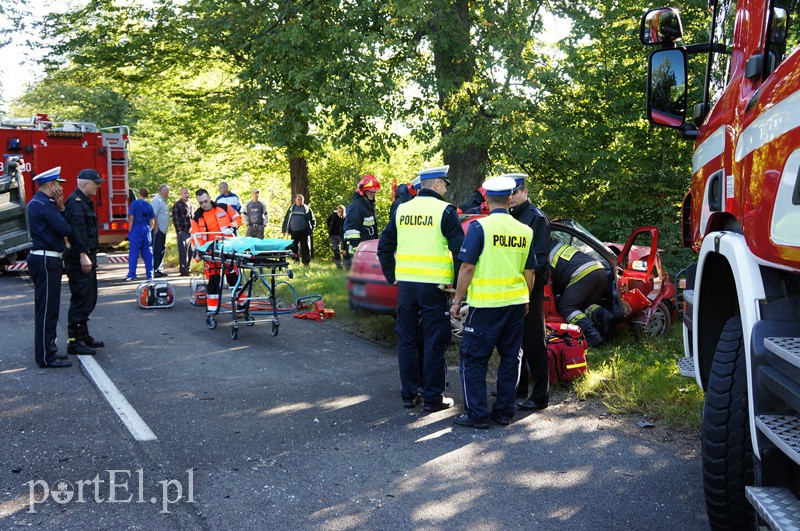 Wypadek na wylocie z Elbląga