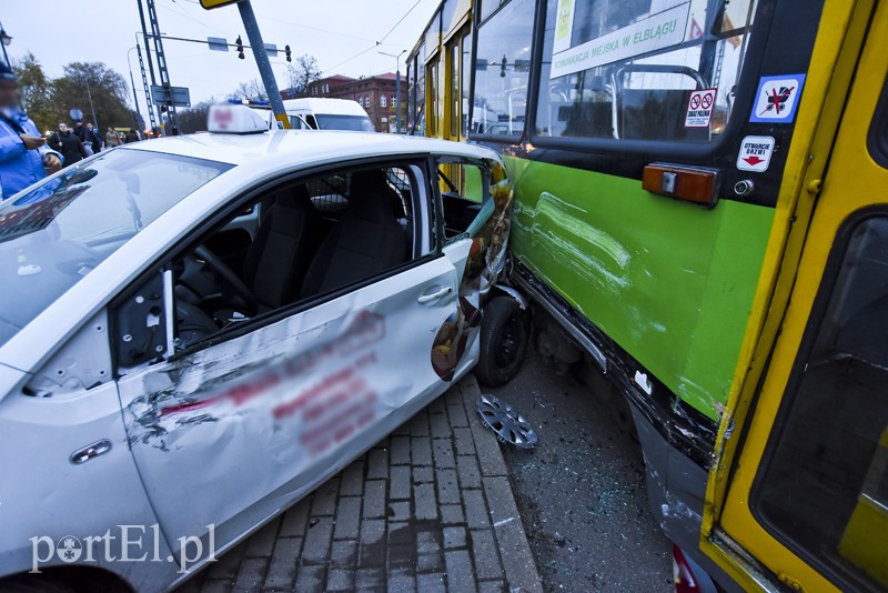 Kolizja na Grunwaldzkiej, tramwaje nie jeżdżą