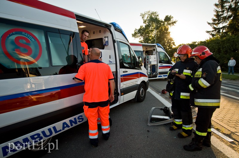  Wypadek na siódemce, są ranni