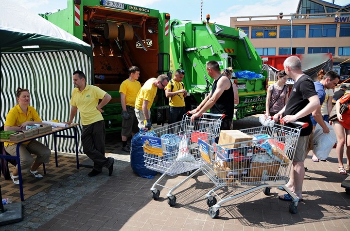 Centrum recyklingu na pl. Jagiellończyka