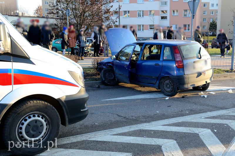 Wypadek na skrzyżowaniu ul. Ogólnej z Legionów