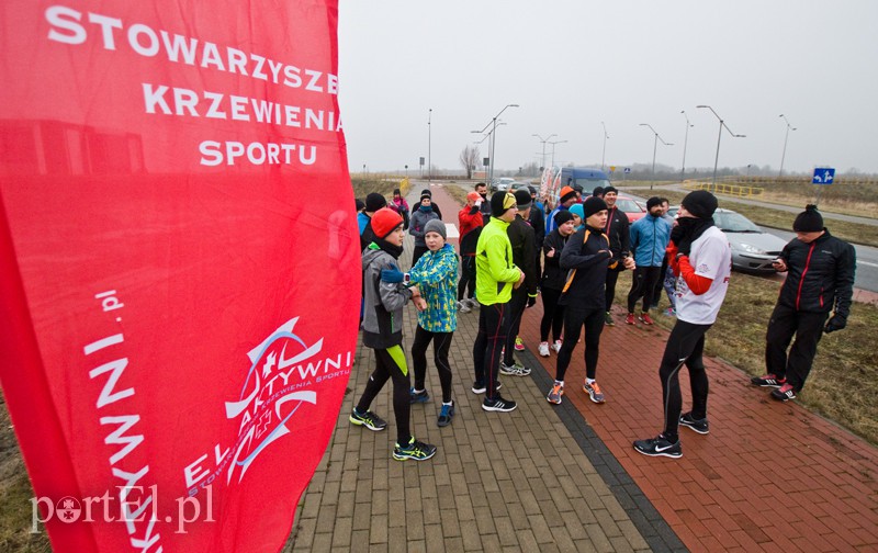 Zimowy bieg na Modrzewinie