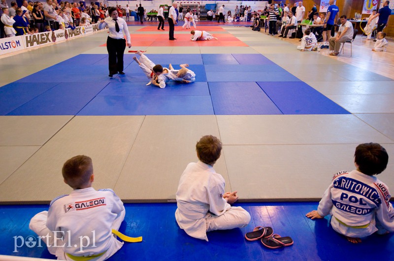 Mali judocy walczą
