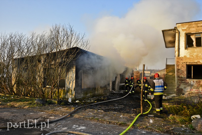 Pożar pustostanu przy ul. Druskiej