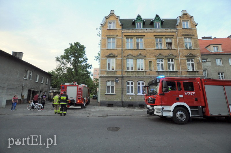  Pożar w budynku przy Kosynierów