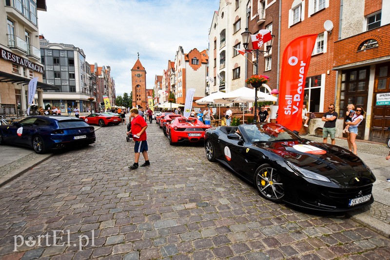 Elbląg na trasie Ferrari
