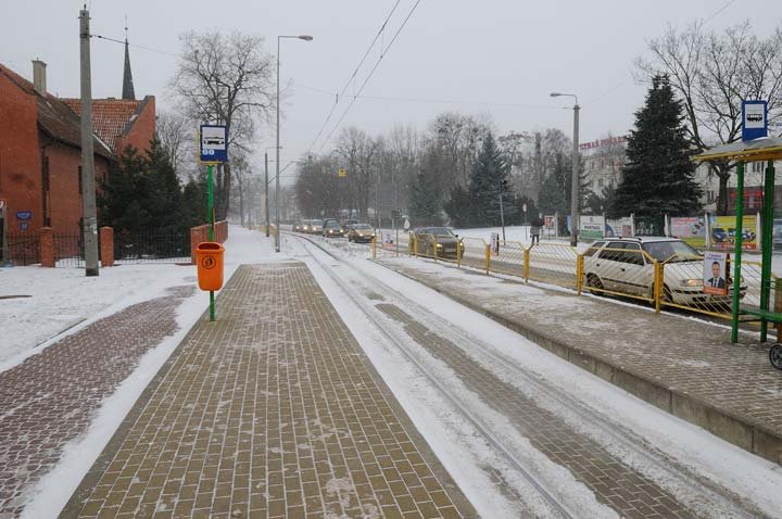 Do Elbląga zawitała śnieżna zima