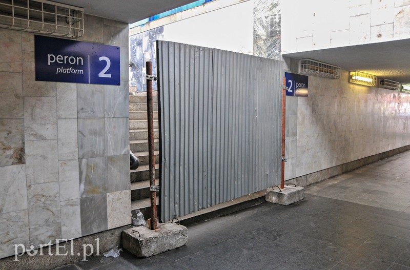Remont na dworcu PKP