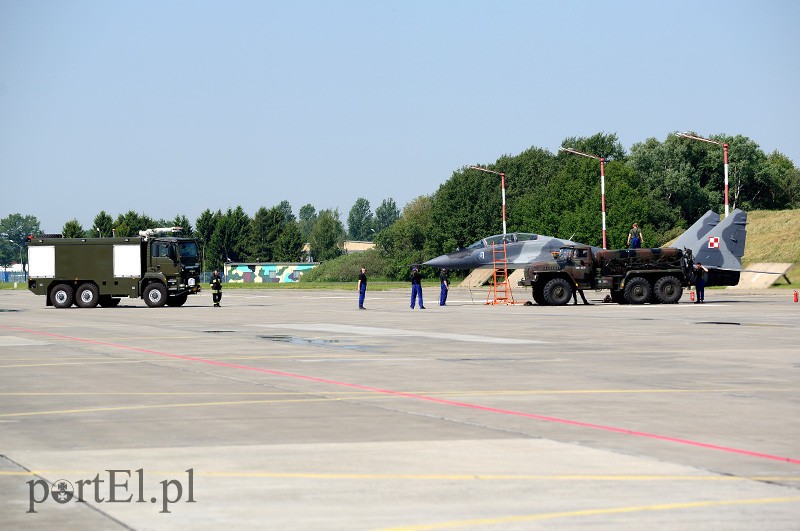 Samoloty MiG-29 z 22. Bazy Lotnictwa Taktycznego