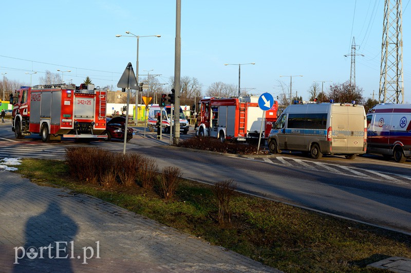 Wypadek na skrzyżowaniu ul. Ogólnej z Legionów