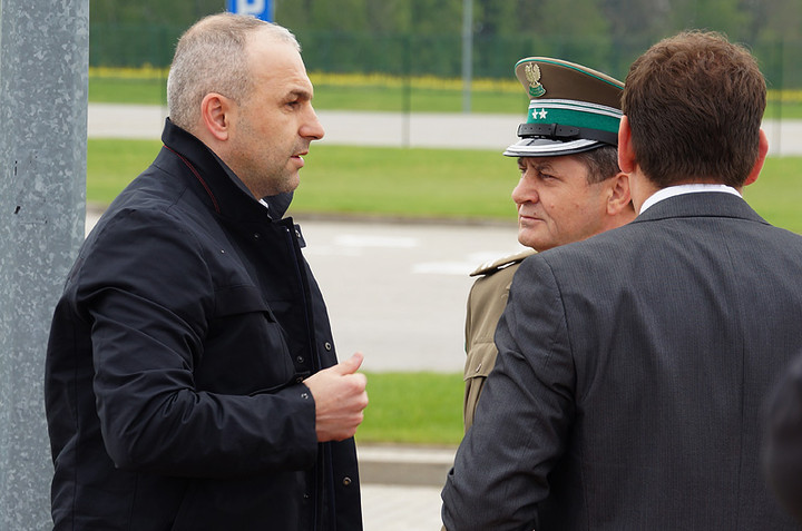 Protest na przejściu granicznym w Grzechotkach
