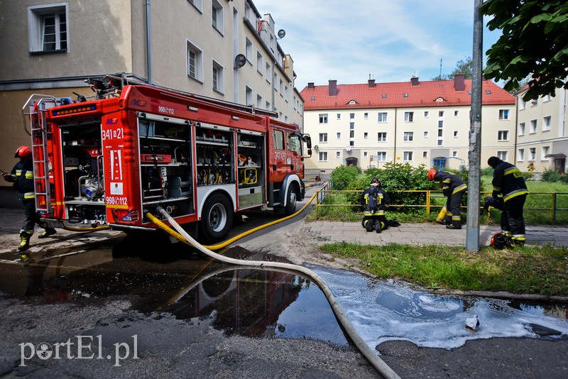 Pożar dachu budynku wielorodzinnego przy ul. Ogrodowej