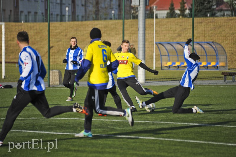 Osiem bramek w pierwszym sparingu Olimpii