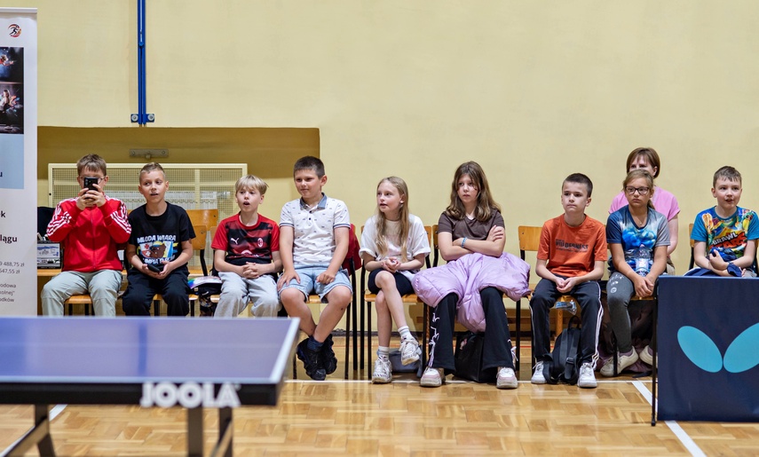 Jakub Dyjas zachęcał do tenisa stołowego