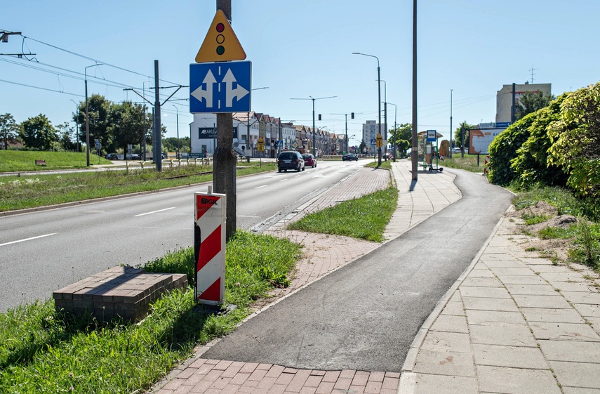 Ścieżki w budowie, rowerzyści już korzystają