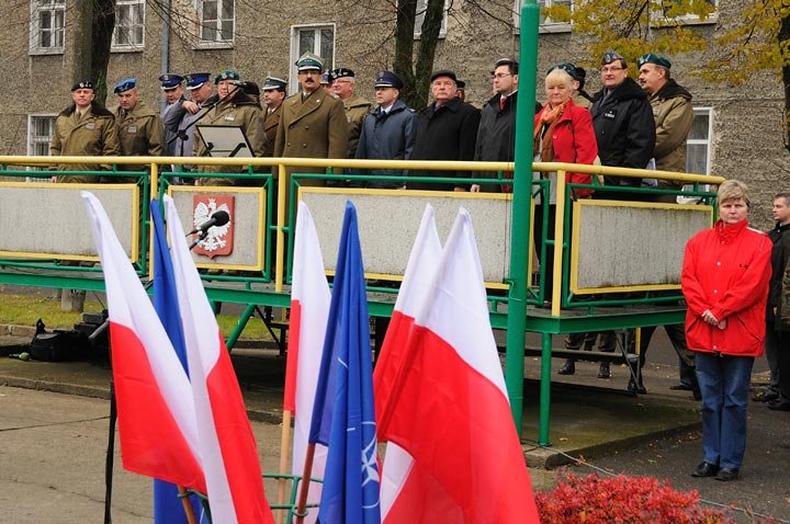 Pożegnanie dowódcy 13 Elbląskiego Pułku Przeciwlotniczego