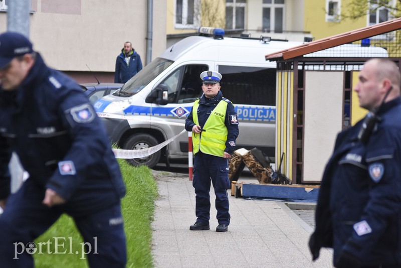 Strzały w centrum Elbląga, dwie osoby ranne