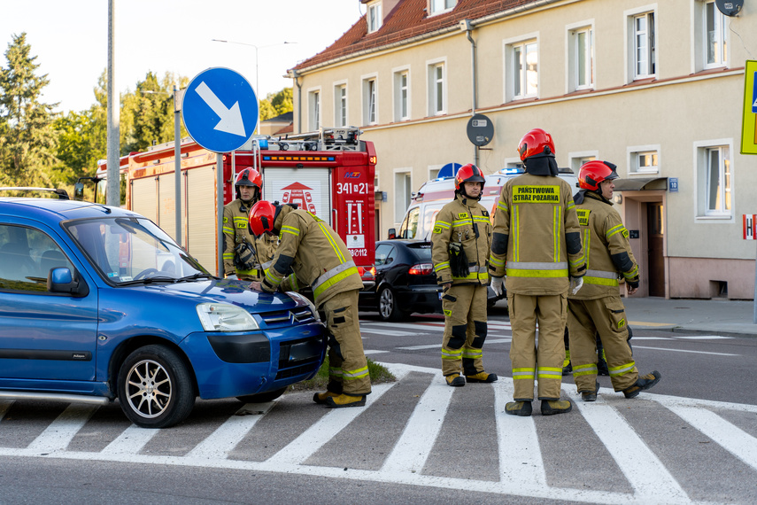  Stłuczka trzech aut na ulicy Górnośląskiej