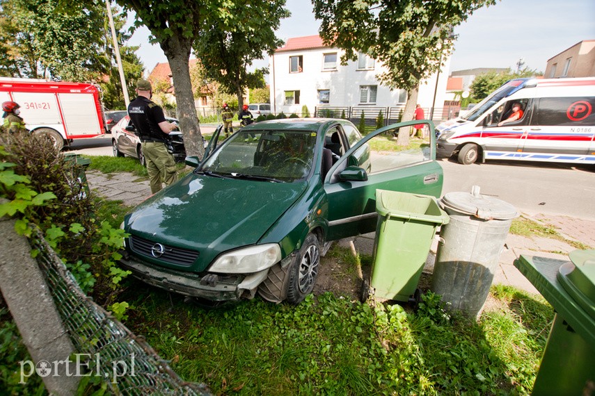 Zderzenie opla z fordem na ul. Kilińskiego