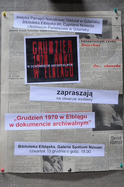 Grudzień 1970 w Elblągu w dokumencie archiwalnym