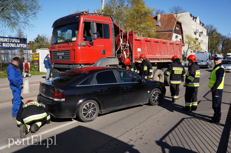 Groźne zderzenie. Grunwaldzka zakorkowana