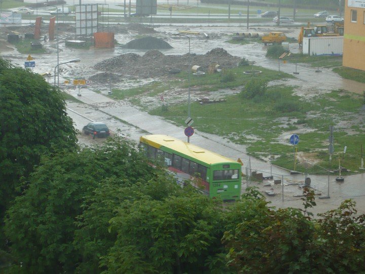 Ulewa nad Elblągiem (1)