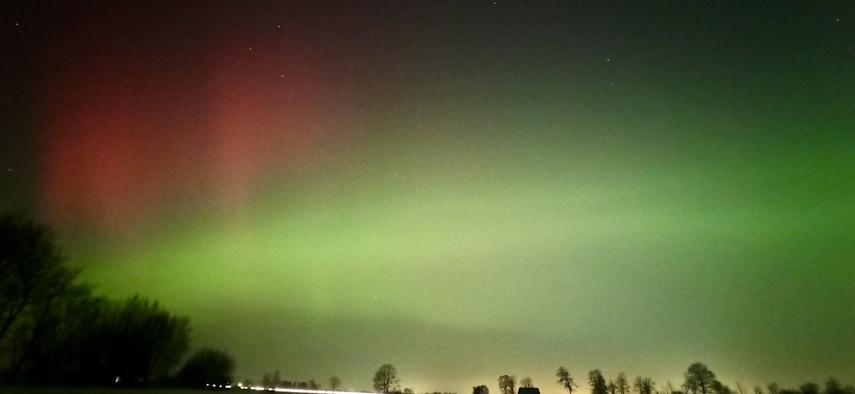 To była noc z zorzą polarną