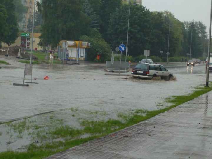 Ulewa nad Elblągiem (1)