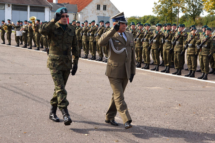 Pożegnanie sztandaru 16. Batalionu Zaopatrzenia