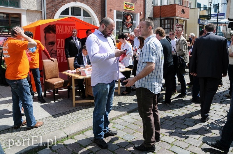 Janusz Palikot w Elblągu