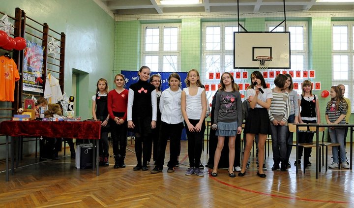 Finał WOŚP w SP 4