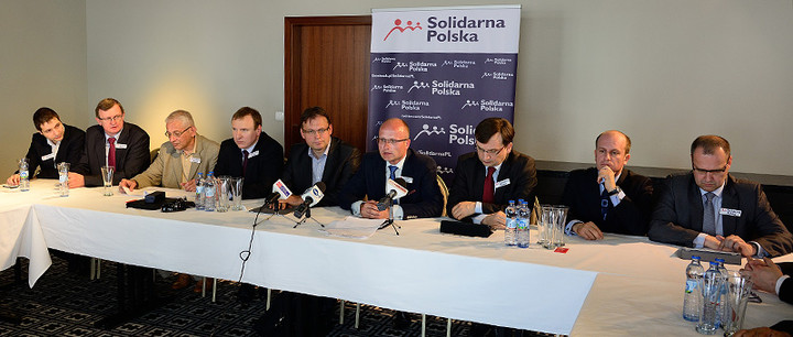 Posiedzenie Klubu Parlamentarnego Solidarnej Polski z zarządem SP w Elblągu