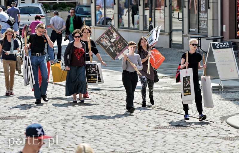 Protest w obronie ofiar gwałtów