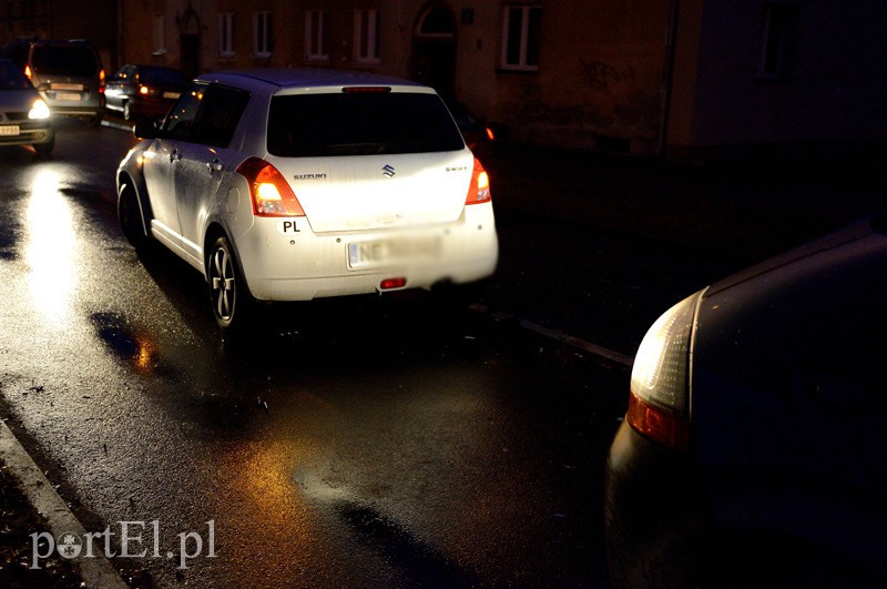 Czołowe zderzenie na Wiejskiej