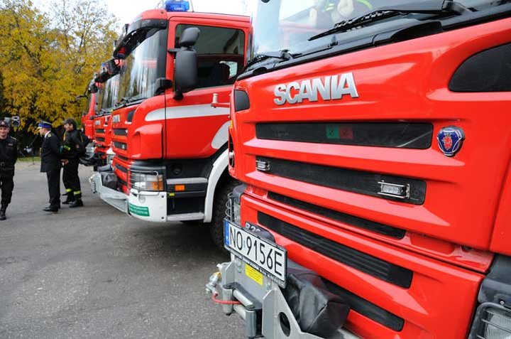 Przekazanie nowych pojazdów ratowniczo-gaśniczych