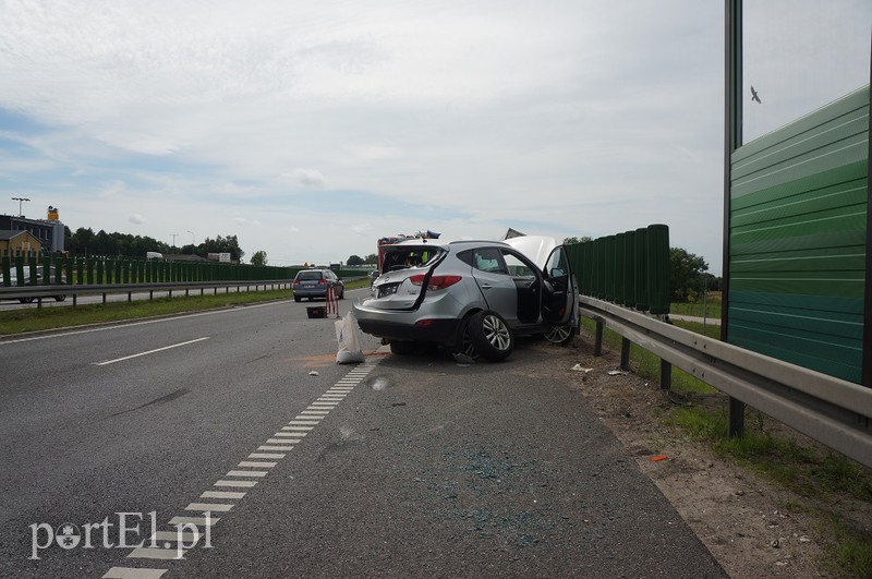 Wypadek na siódemce, utrudnienia w ruchu 
