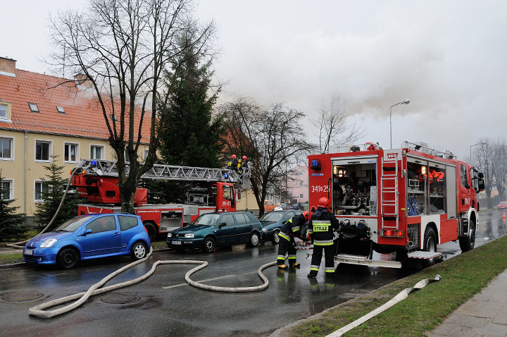 Pożar na Grottgera