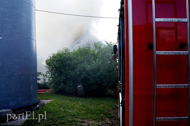 Pożar domu przy Marymonckiej