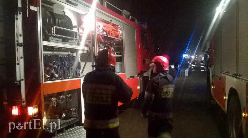 Pożar na złomowcu przy Dębowej